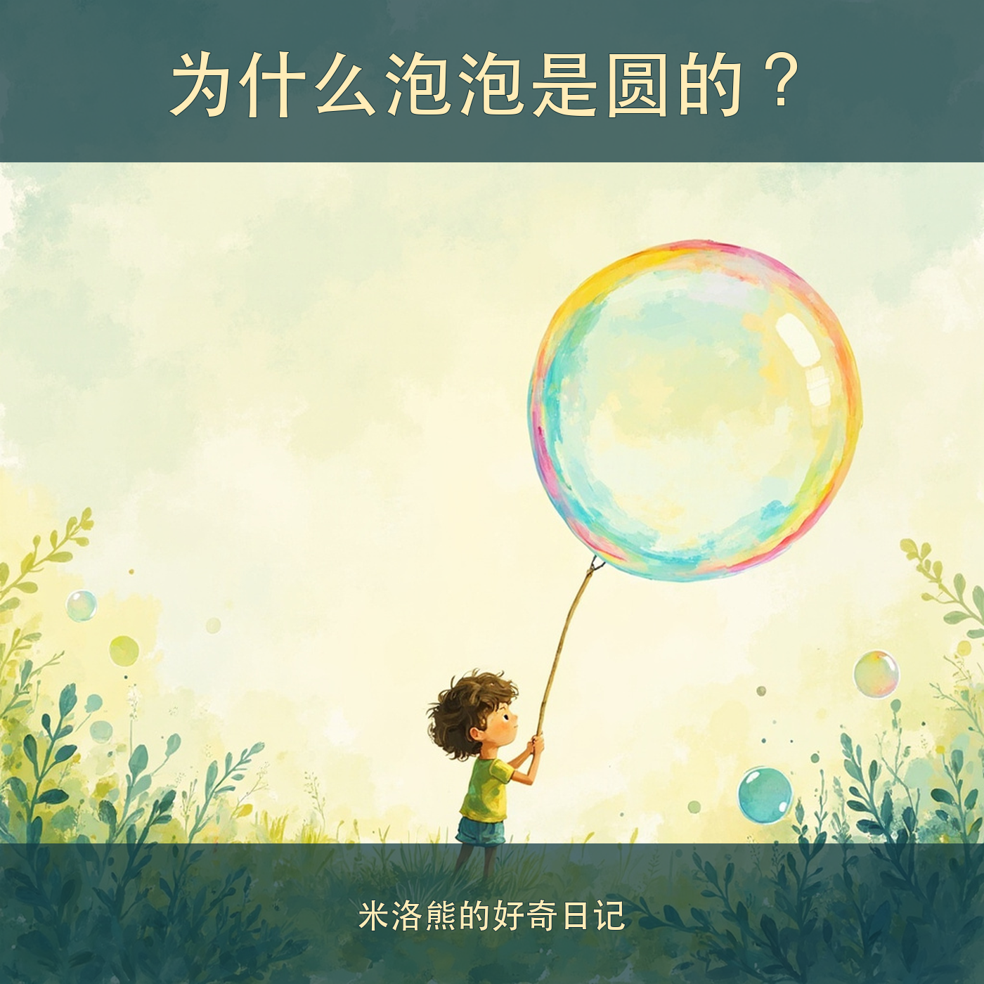 为什么泡泡是圆的？ cover artwork