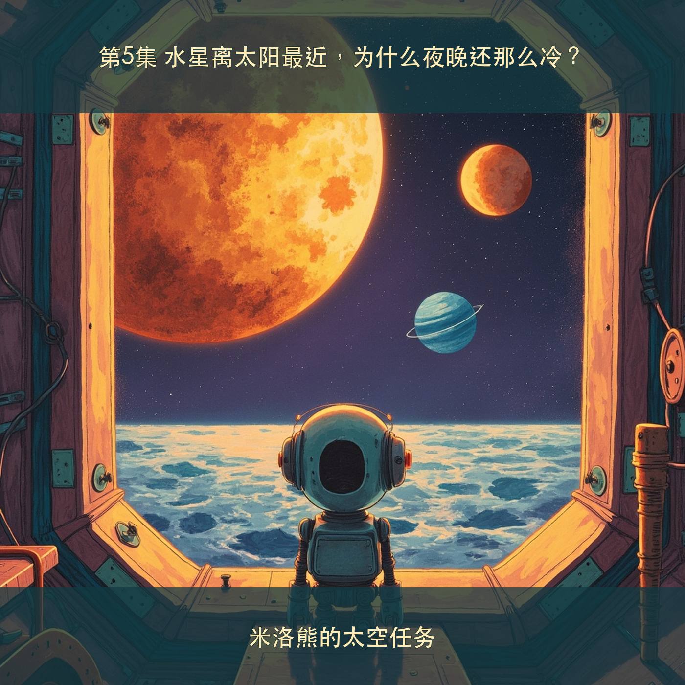 第5集 水星离太阳最近，为什么夜晚还那么冷？｜儿童中文太空故事 episode artwork