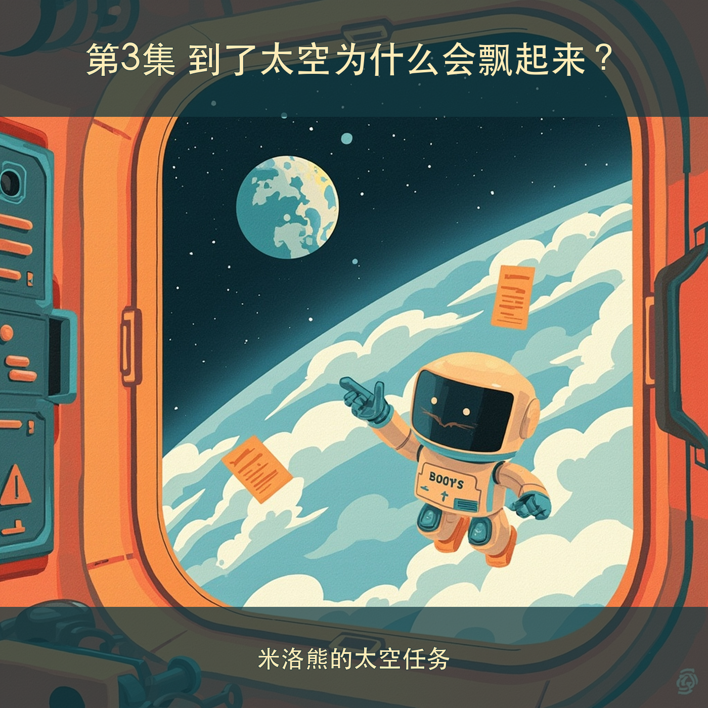 第3集 到了太空为什么会飘起来？｜儿童中文太空故事 episode artwork